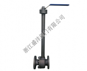 温锻钢法兰球阀阀杆加长500MM